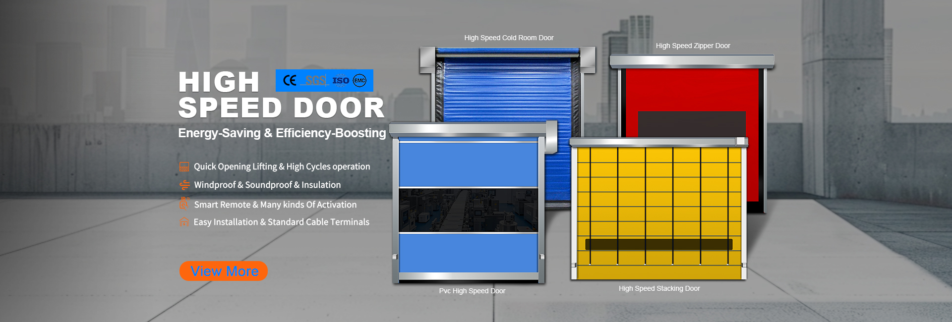 qualità Porta industriale ad alta velocità fabbrica