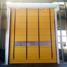 Durable Outside Wind Area High Speed Shutter Door Yellow PVC Curtain