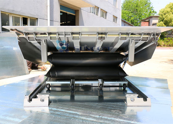 25000-45000 LBS Air Bag Dock Leveler per porte sezionali