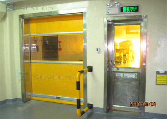 Isolamento Facile da installare porte industriali a rotazione ad alta velocità con sistema di controllo opzionale