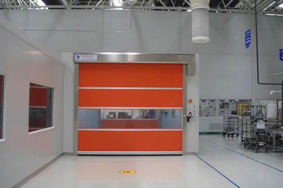 Porta industriale ad alta velocità in acciaio inossidabile 304 per applicazioni interne ed esterne