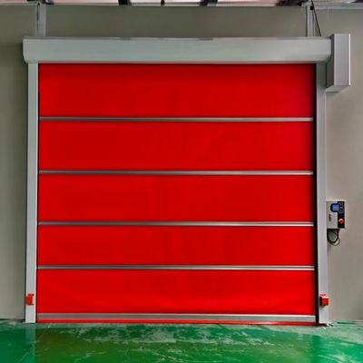 Cornice di porte in PVC colorato Porte industriali ad alta velocità utilizzate nell'industria chimica
