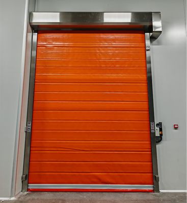 Porta del congelatore ad alta velocità di chiusura automatica in PVC per camera fredda