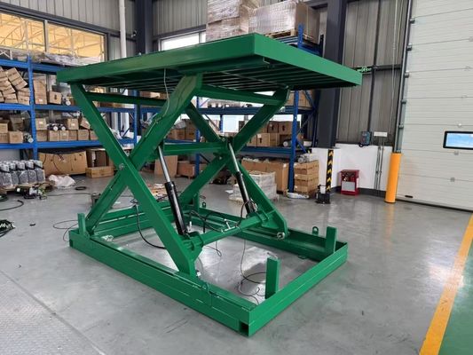 Tavolo di sollevamento fisso idraulico regolabile con forbice 500 kg per la baia di Laoding