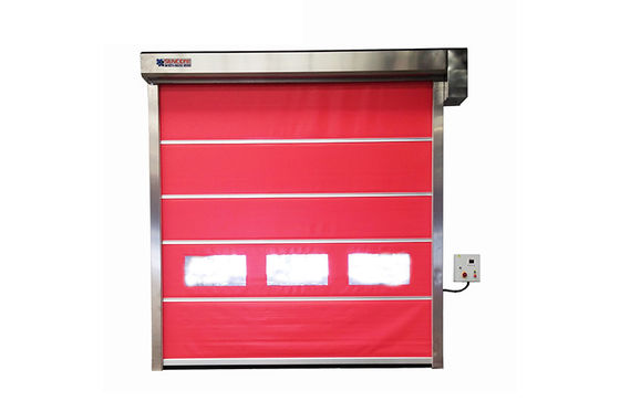 Porte scorrevoli industriali porta a velocita' alta chiusura porta esterna singola - 3 frasi
