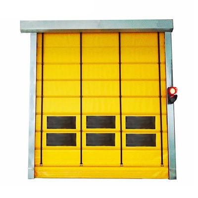 Porta di chiusura in PVC ad alta velocità esterna da 8000 mm*8000 mm con telaio in acciaio inossidabile da 2,0 mm