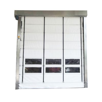 Porta pieghevole in PVC esterna, porta a velocita'elevata per magazzino