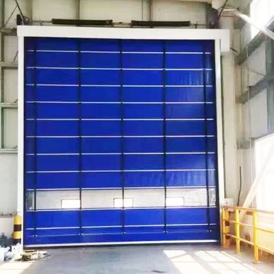 Porte di garage in PVC a riposo Persiane a rotolamento veloce Porta pieghevole industriale