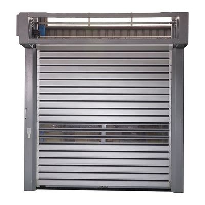 Porta di sicurezza con pannello di alluminio industriale Porta rotante ad alta velocità