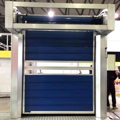 Porta a rulli automatica con codificatore assoluto per magazzino di sicurezza esterna