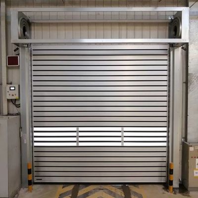 2.0mm Quadro Porta a rulli ad alta velocità, Porta di sicurezza industriale