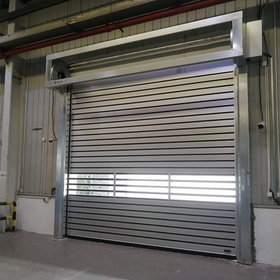 220V Porta a chiusura a rotazione automatica ad alta velocità bianca per industria chimica