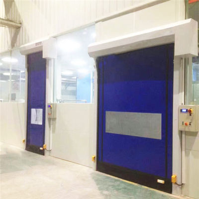 Chiusura di porta industriale impermeabile alla polvere con pellicola di plastica Chiusura ad alta velocità IP 54